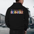 Se Amable Be Kind In Spanish Groovy Teacher Flowers Men's Hoodie Back Print, novelty gifts, funny gifts