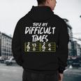 These Are Times Difficult Music Teacher Band Men Women Men's Hoodie Back Print, novelty gifts, funny gifts