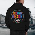 Second Grade Crew 2nd Back To School Teacher Team Squad Men's Hoodie Back Print, novelty gifts, funny gifts
