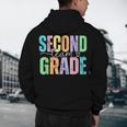 Second Grade Team Heart Teacher Student Back To School Girls Men's Hoodie Back Print, novelty gifts, funny gifts