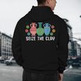 Seize The Clay Pottery Teacher Ceramics Potter Maker Men's Hoodie Back Print, novelty gifts, funny gifts Seize The Clay Pottery Teacher Ceramics Potter Maker Men's Hoodie Back Print, novelty gifts, funny gifts