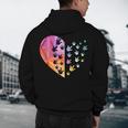 Sign Language Heart ASL For Deaf Teacher Men's Hoodie Back Print, novelty gifts, funny gifts Sign Language Heart ASL For Deaf Teacher Men's Hoodie Back Print, novelty gifts, funny gifts