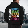 You Are SMART BRAVE STRONG KIND LOVED MOTIVATION TEACHER KID Men's Hoodie Back Print, novelty gifts, funny gifts You Are SMART BRAVE STRONG KIND LOVED MOTIVATION TEACHER KID Men's Hoodie Back Print, novelty gifts, funny gifts