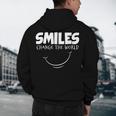 Smile Smiles Change The World Teacher T-Shirt Happy T-Shirt Men's Hoodie Back Print, novelty gifts, funny gifts Smile Smiles Change The World Teacher T-Shirt Happy T-Shirt Men's Hoodie Back Print, novelty gifts, funny gifts
