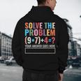 Solve The Problem 67 Six Seven Math Teacher School Men's Hoodie Back Print, novelty gifts, funny gifts Solve The Problem 67 Six Seven Math Teacher School Men's Hoodie Back Print, novelty gifts, funny gifts