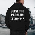 Solve The Problem Math Teacher Joke 67 Six Seven Meme Men's Hoodie Back Print, novelty gifts, funny gifts Solve The Problem Math Teacher Joke 67 Six Seven Meme Men's Hoodie Back Print, novelty gifts, funny gifts