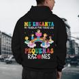 Spanish Teacher Bilingual Teacher Maestra Maestras Men's Hoodie Back Print, novelty gifts, funny gifts