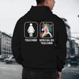 Special Ed Teacher Dabbing Unicorn Teacher Women Men's Hoodie Back Print, novelty gifts, funny gifts Special Ed Teacher Dabbing Unicorn Teacher Women Men's Hoodie Back Print, novelty gifts, funny gifts