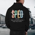 Special Education Sped Teacher Definition For Women & Men Men's Hoodie Back Print, novelty gifts, funny gifts