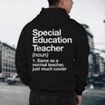 Special Education Teacher Definition Back To School Men's Hoodie Back Print, novelty gifts, funny gifts