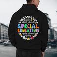 Special Education Teacher SPED Squad Team Kids Men Groovy Men's Hoodie Back Print, novelty gifts, funny gifts Special Education Teacher SPED Squad Team Kids Men Groovy Men's Hoodie Back Print, novelty gifts, funny gifts