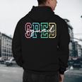 SPED Squad Team SPED Teacher Special Education Teacher Men's Hoodie Back Print, novelty gifts, funny gifts SPED Squad Team SPED Teacher Special Education Teacher Men's Hoodie Back Print, novelty gifts, funny gifts