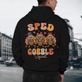 Sped Teacher Gobble Squad Thanksgiving Special Education Men's Hoodie Back Print, novelty gifts, funny gifts Sped Teacher Gobble Squad Thanksgiving Special Education Men's Hoodie Back Print, novelty gifts, funny gifts
