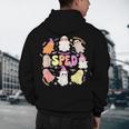 SPED Teacher Halloween Spooky Special Education Team Men Women Kids Men's Hoodie Back Print, novelty gifts, funny gifts