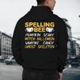 Spelling Bee Costume For a Halloween Teacher Pun Women Men's Hoodie Back Print, novelty gifts, funny gifts