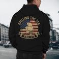 Spilling The Tea Since 1773 American History Teacher Vintage Men's Hoodie Back Print, novelty gifts, funny gifts