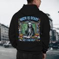 Spooky Halloween Math Teacher Men's Hoodie Back Print, novelty gifts, funny gifts Spooky Halloween Math Teacher Men's Hoodie Back Print, novelty gifts, funny gifts