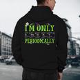 Only Spooky Periodically Halloween Chemistry Teacher Men Women Men's Hoodie Back Print, novelty gifts, funny gifts