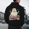 Spooky Teacher Groovy Retro Ghost Teacher Halloween 2023 For Men Women Kids Men's Hoodie Back Print, novelty gifts, funny gifts Spooky Teacher Groovy Retro Ghost Teacher Halloween 2023 For Men Women Kids Men's Hoodie Back Print, novelty gifts, funny gifts