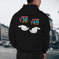 Square Root 36 49 Meme 67 Ice Cream Drip Math Teacher Tee Men's Hoodie Back Print, novelty gifts, funny gifts