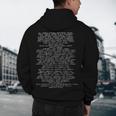 Standard Model Lagrangian Higgs Boson Physics Teacher Men's Hoodie Back Print, novelty gifts, funny gifts