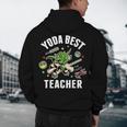 Star Wars Yoda Best Teacher Icons Men's Hoodie Back Print, novelty gifts, funny gifts