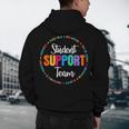 Student Support Team Counselor Social Worker Teacher Crew Men's Hoodie Back Print, novelty gifts, funny gifts