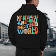 My Students Are Out Of This World Space Groovy Teacher Men's Hoodie Back Print, novelty gifts, funny gifts My Students Are Out Of This World Space Groovy Teacher Men's Hoodie Back Print, novelty gifts, funny gifts