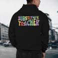 Substitute Teacher Women Back To School Substitute Teacher Men's Hoodie Back Print, novelty gifts, funny gifts Substitute Teacher Women Back To School Substitute Teacher Men's Hoodie Back Print, novelty gifts, funny gifts