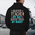 Super Teacher By Day Super Tired By Night Superhero Teacher Men Women Men's Hoodie Back Print, novelty gifts, funny gifts Super Teacher By Day Super Tired By Night Superhero Teacher Men Women Men's Hoodie Back Print, novelty gifts, funny gifts