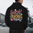 Surprise I'm Your Teacher Today Men's Hoodie Back Print, novelty gifts, funny gifts Surprise I'm Your Teacher Today Men's Hoodie Back Print, novelty gifts, funny gifts