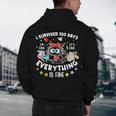 I Survived 100 Days Of School Teacher Kids Cat Lover Men's Hoodie Back Print, novelty gifts, funny gifts I Survived 100 Days Of School Teacher Kids Cat Lover Men's Hoodie Back Print, novelty gifts, funny gifts