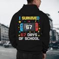 I Survived 67 Days Of School 67 Teacher Squad Matching Men's Hoodie Back Print, novelty gifts, funny gifts