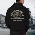Synonym Rolls Joke Cinnamon Rolls Grammar Pun Teacher Men's Hoodie Back Print, novelty gifts, funny gifts Synonym Rolls Joke Cinnamon Rolls Grammar Pun Teacher Men's Hoodie Back Print, novelty gifts, funny gifts