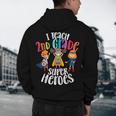I Teach 2nd Grade Superheroes Back To School Teacher Men Women Girls Kids Men's Hoodie Back Print, novelty gifts, funny gifts