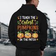 I Teach The Cutest Pumpkins Halloween Teacher Men's Hoodie Back Print, novelty gifts, funny gifts I Teach The Cutest Pumpkins Halloween Teacher Men's Hoodie Back Print, novelty gifts, funny gifts
