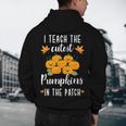 I Teach The Cutest Pumpkins In The Patch Halloween Teacher Men's Hoodie Back Print, novelty gifts, funny gifts I Teach The Cutest Pumpkins In The Patch Halloween Teacher Men's Hoodie Back Print, novelty gifts, funny gifts