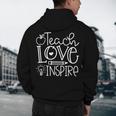 Teach Love Inspire Retro Teacher Kids Back To School Men's Hoodie Back Print, novelty gifts, funny gifts Teach Love Inspire Retro Teacher Kids Back To School Men's Hoodie Back Print, novelty gifts, funny gifts