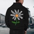 Teach Love Inspire Teachers Inspirational Flower Teachers Men's Hoodie Back Print, novelty gifts, funny gifts