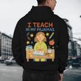 I Teach In My Pajamas Crayon Home School Teacher PJs Men's Hoodie Back Print, novelty gifts, funny gifts I Teach In My Pajamas Crayon Home School Teacher PJs Men's Hoodie Back Print, novelty gifts, funny gifts
