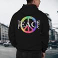 Teach Peace For Teachers And Educators Counselor Men's Hoodie Back Print, novelty gifts, funny gifts Teach Peace For Teachers And Educators Counselor Men's Hoodie Back Print, novelty gifts, funny gifts