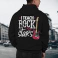 I Teach Rock Stars Music Teacher Guitar Player Men's Hoodie Back Print, novelty gifts, funny gifts I Teach Rock Stars Music Teacher Guitar Player Men's Hoodie Back Print, novelty gifts, funny gifts