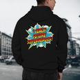 I Teach Superheroes Retro Comic Super Teacher Graphic Men's Hoodie Back Print, novelty gifts, funny gifts I Teach Superheroes Retro Comic Super Teacher Graphic Men's Hoodie Back Print, novelty gifts, funny gifts