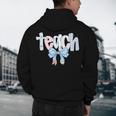 Teach Teacher Coquette Bow Pencil Back To School First Day Men's Hoodie Back Print, novelty gifts, funny gifts Teach Teacher Coquette Bow Pencil Back To School First Day Men's Hoodie Back Print, novelty gifts, funny gifts