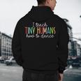 I Teach Tiny Humans How To Dance Ballet Dance Teacher Kids Men's Hoodie Back Print, novelty gifts, funny gifts