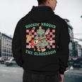 Teacher Christmas Rockin' Around The Classroom Men Women Kids Men's Hoodie Back Print, novelty gifts, funny gifts