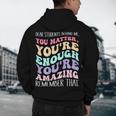 Teacher Dear Students Behind Me 1st Day Of School On Back Men's Hoodie Back Print, novelty gifts, funny gifts Teacher Dear Students Behind Me 1st Day Of School On Back Men's Hoodie Back Print, novelty gifts, funny gifts