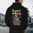 Teacher Of Fractions For Math Teacher Men's Hoodie Back Print, novelty gifts, funny gifts
