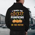 Teacher Halloween Pre-K Teacher Kindergarten Cutest Pumpkins Men Women Kids Men's Hoodie Back Print, novelty gifts, funny gifts