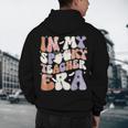 Teacher Halloween In My Spooky Teacher Era Retro Groovy Men's Hoodie Back Print, novelty gifts, funny gifts